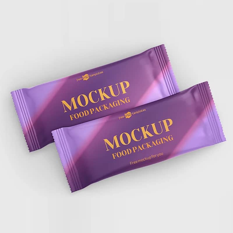 Free Food Packaging Mockup Templates in PSD