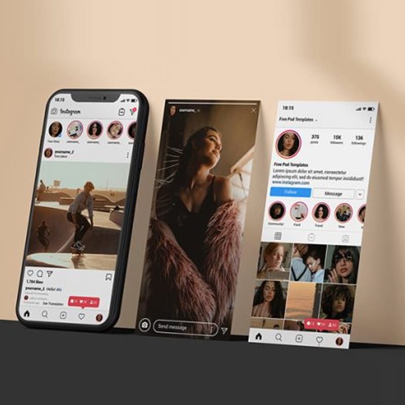 Free Instagram Mockup