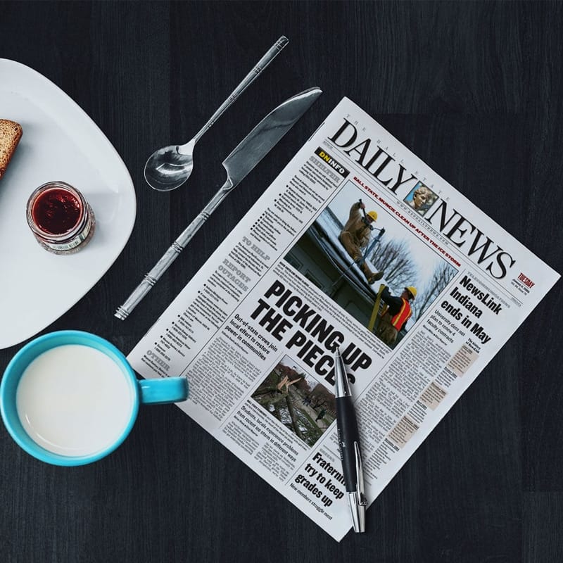 Free Newspaper Mockup PSD