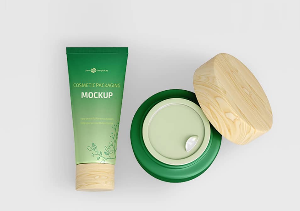 Free PSD Cosmetics Packaging Mockup Template