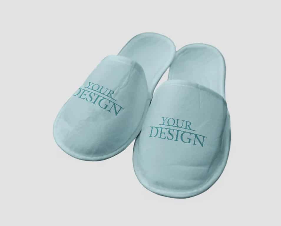 Free PSD Slippers Mockup Set