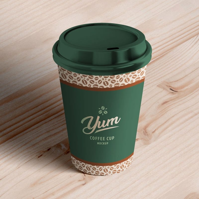 Free Perspective View Coffee Cup Mockup PSD » CSS Author