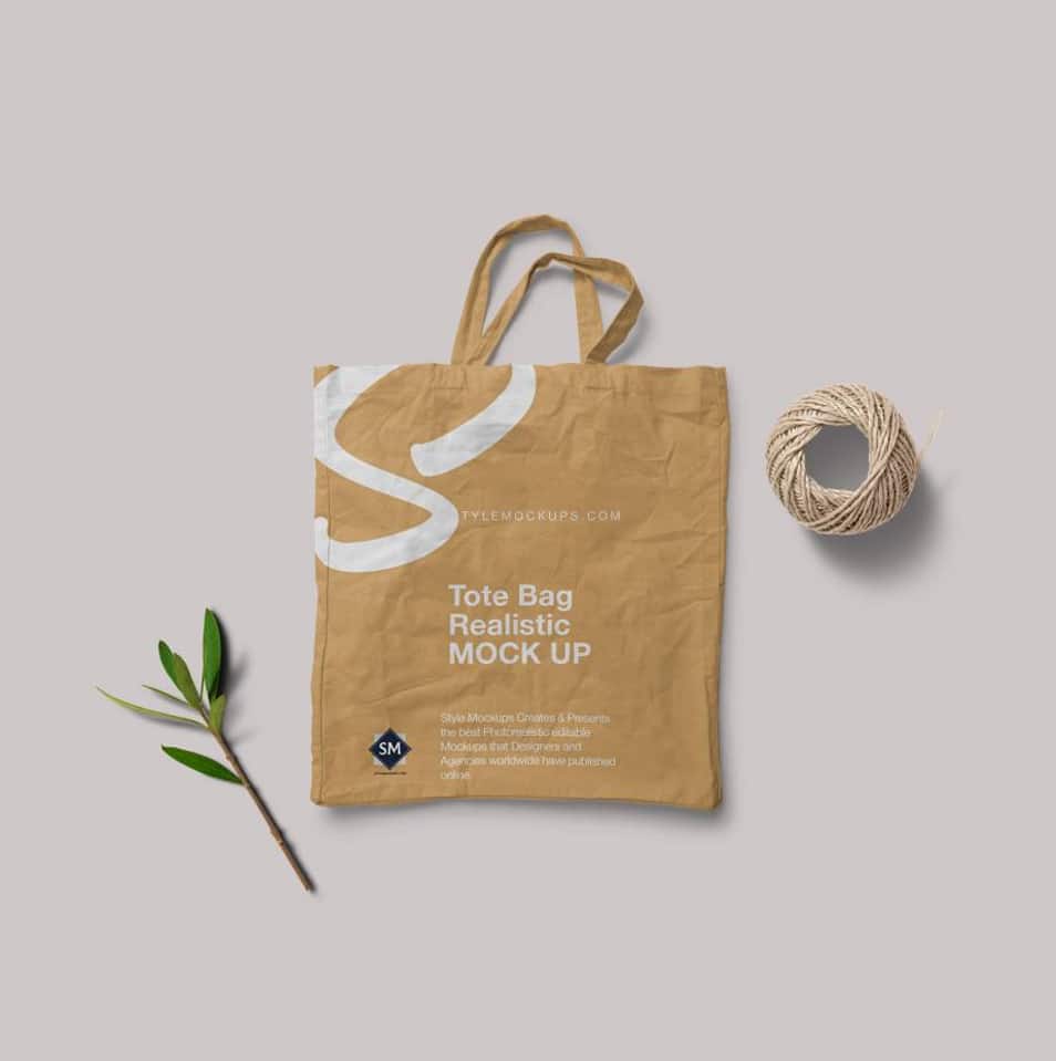 Free Tote Bag Mockup