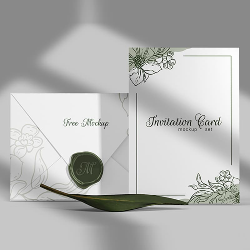 Invitation Free PSD Mockups