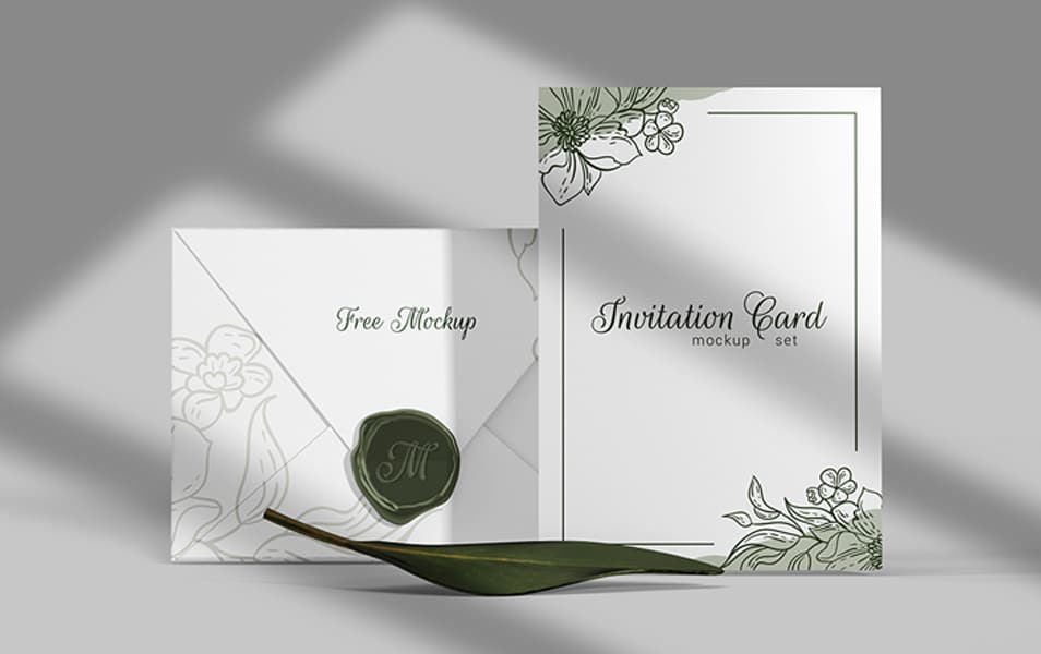 Invitation Free PSD Mockups