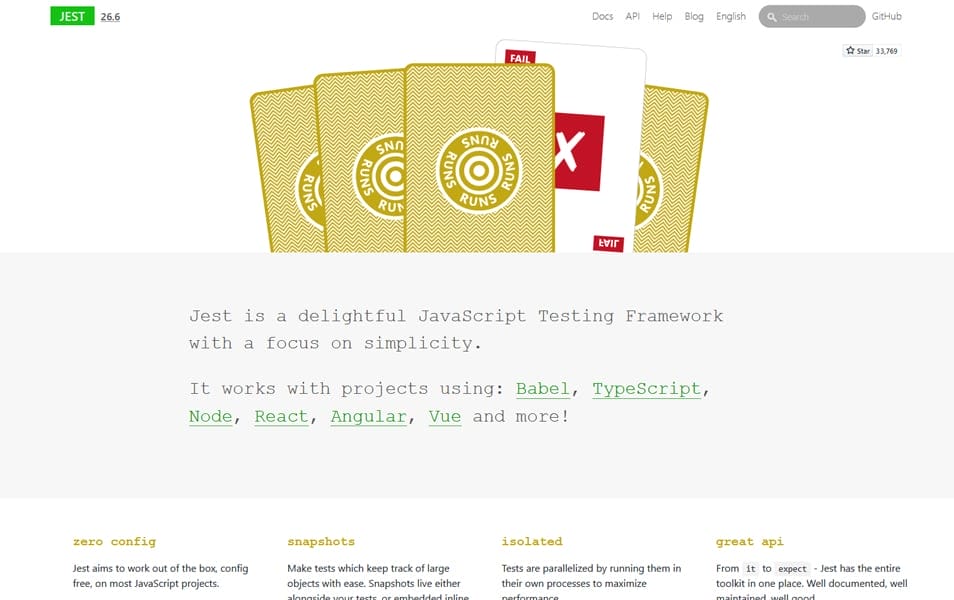 100+ JavaScript Frameworks for Web Developers 17 Jest