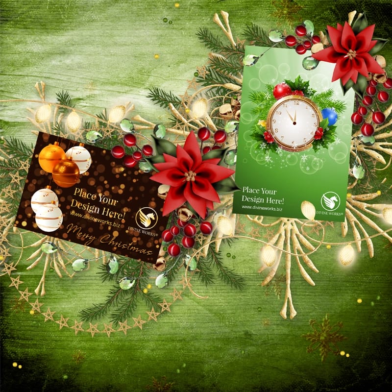 Letterhead With Greeting Card Mockup