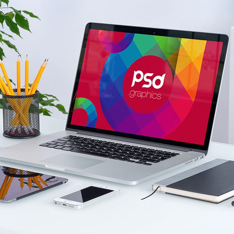 Macbook Pro Mockup PSD