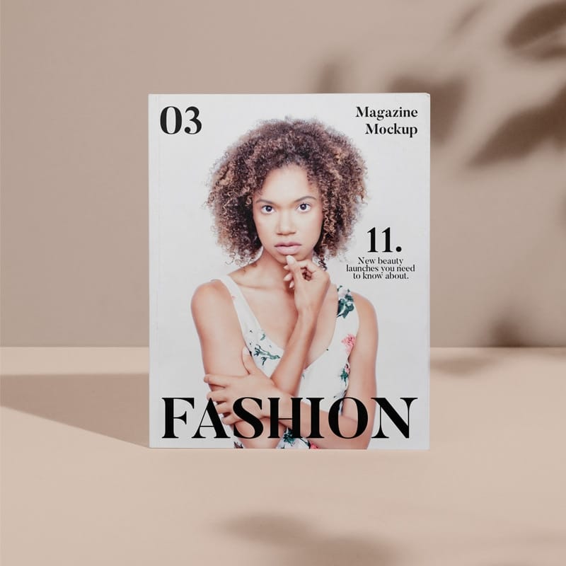 Magazine Cover PSD Mockup