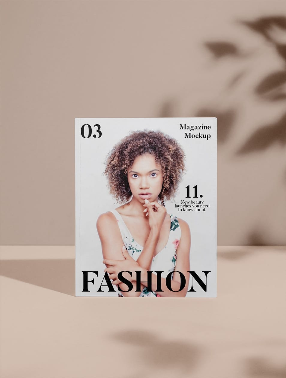 Magazine Cover PSD Mockup