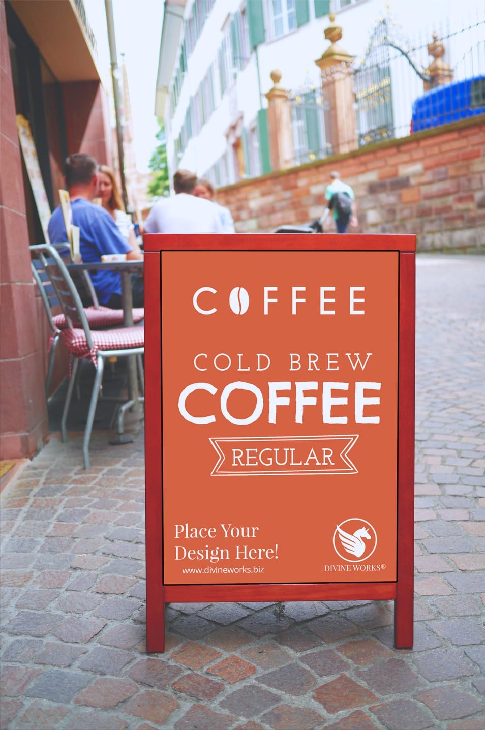 Restaurant Menu Board Mockup