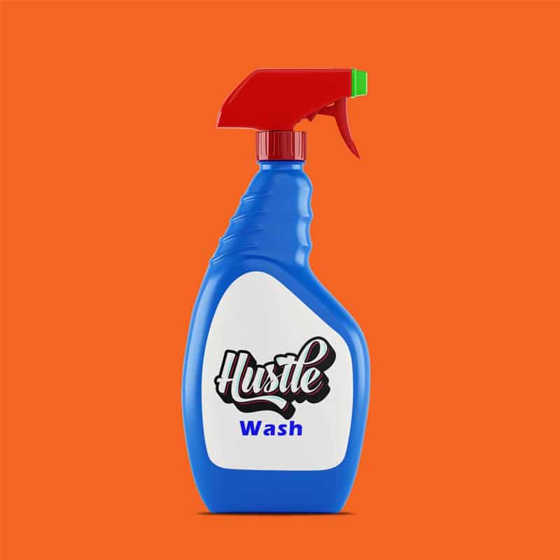 Spray Plastic Bottle Mock-up