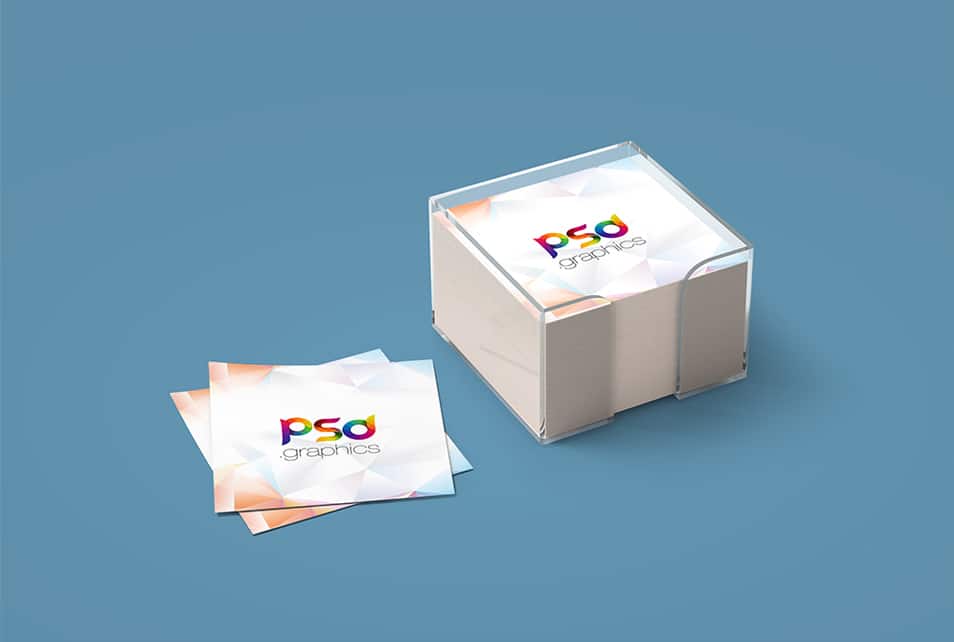 Sticky Notes Branding Mockup Free PSD