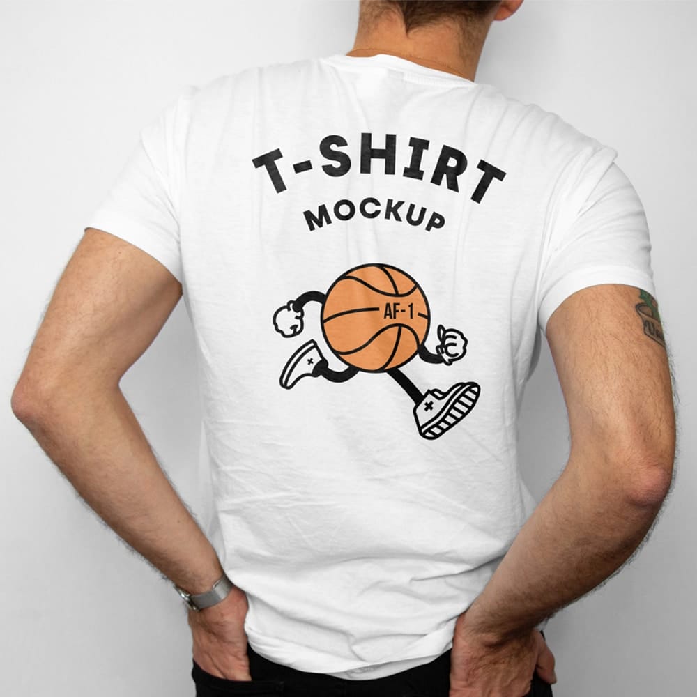 T-Shirt Back Mockup