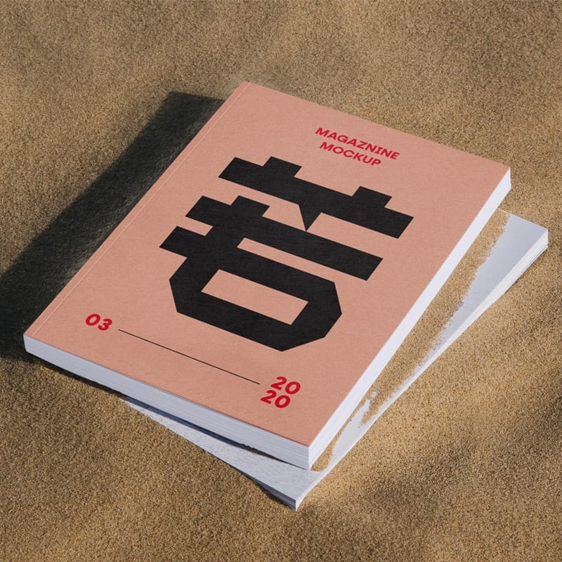 Thick Magazine Mockup