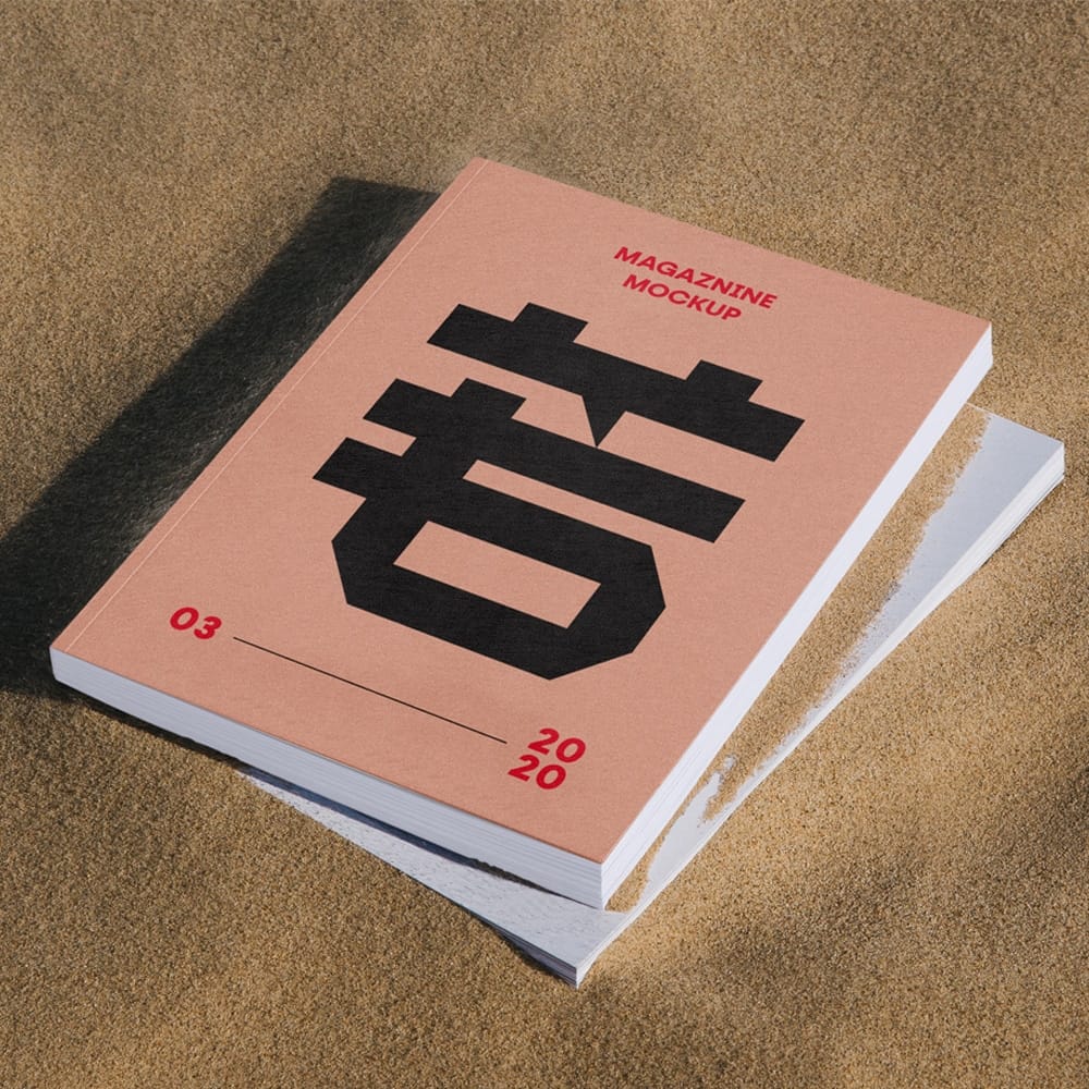 Thick Magazine Mockup
