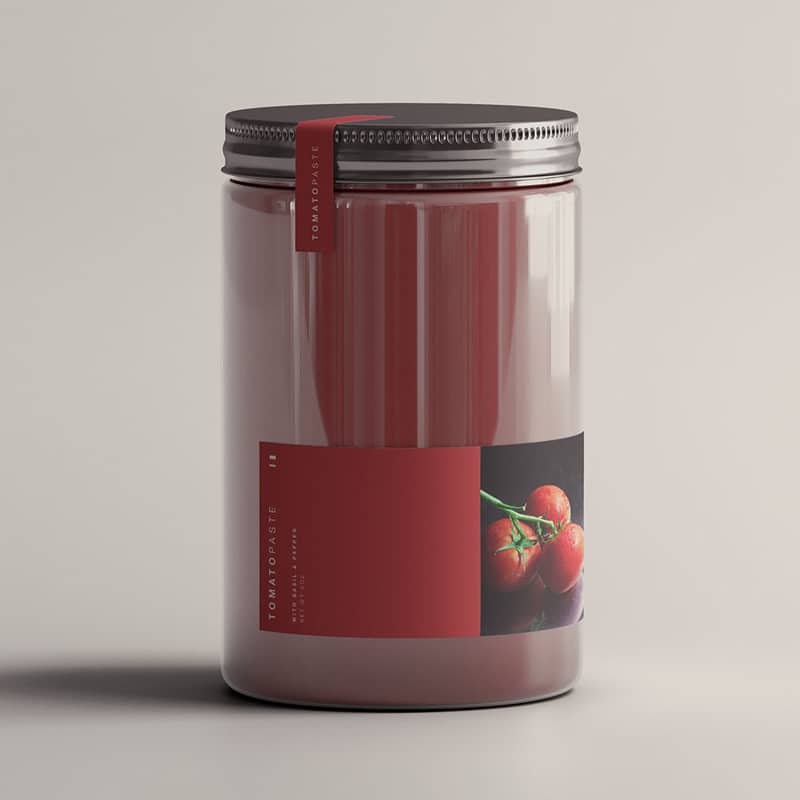 Tomato Jar Mockup