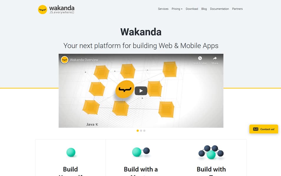 100+ JavaScript Frameworks for Web Developers 49 Wakanda