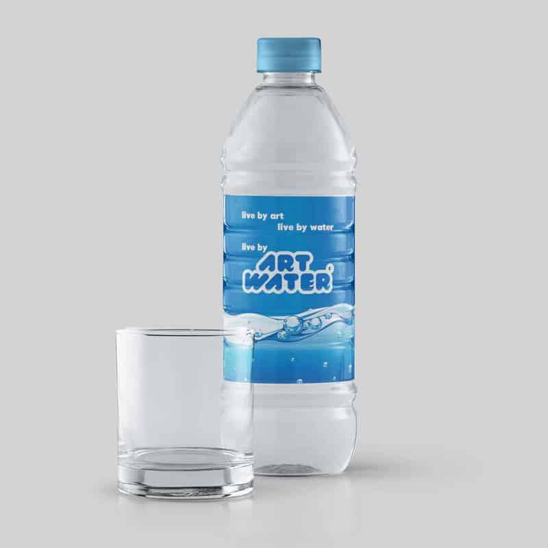 Water Bottle Label Mockups