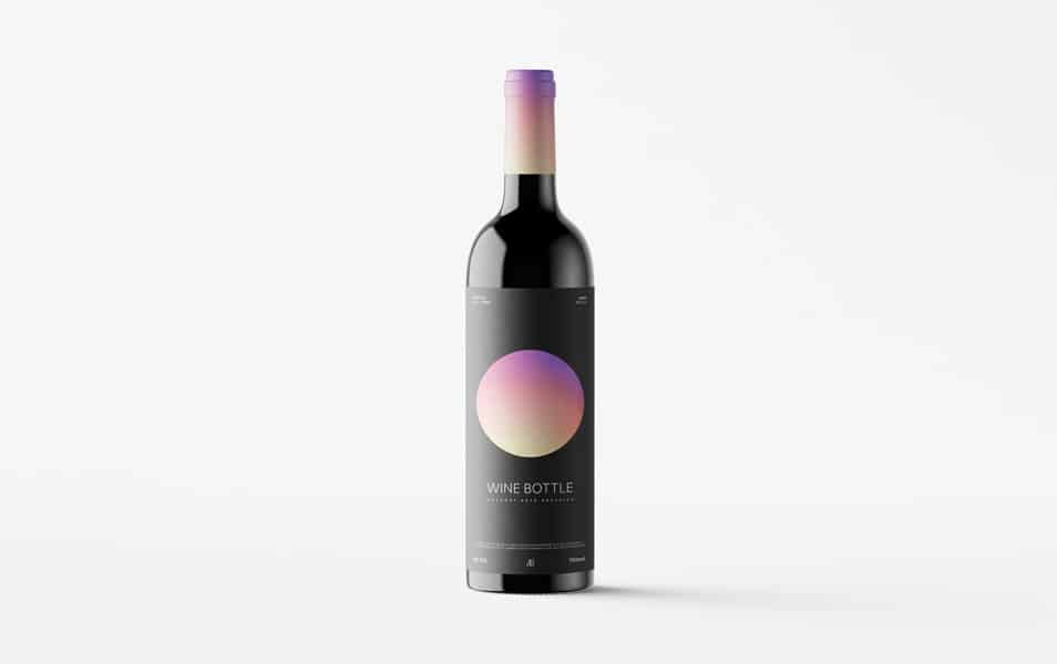 Wine Bottle Mockup