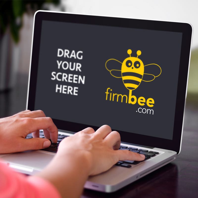 Woman Uses Apple MacBook Pro