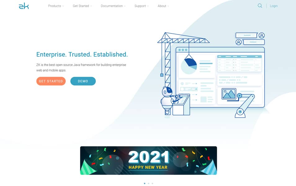 100+ JavaScript Frameworks for Web Developers 44 ZK