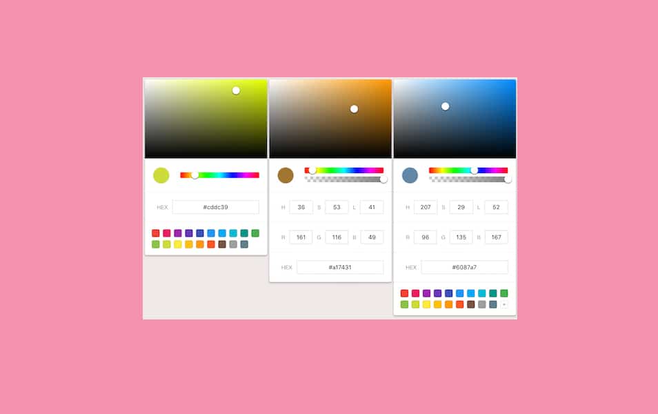 10+ Best Javascript Color Picker Libraries » CSS Author
