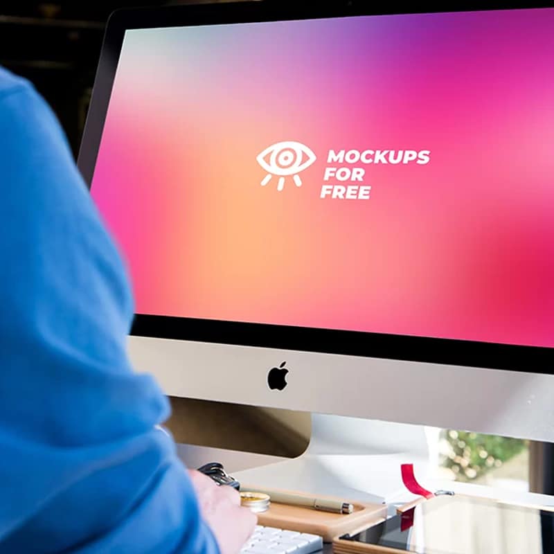 iMac Photo-Based Mockup
