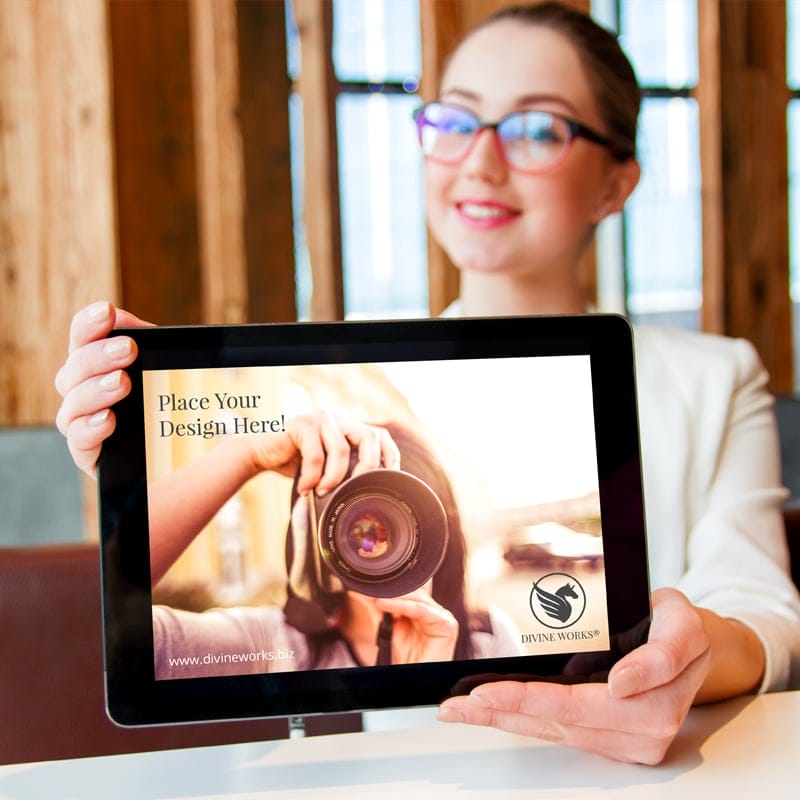 iPad Air In Hand Mockup