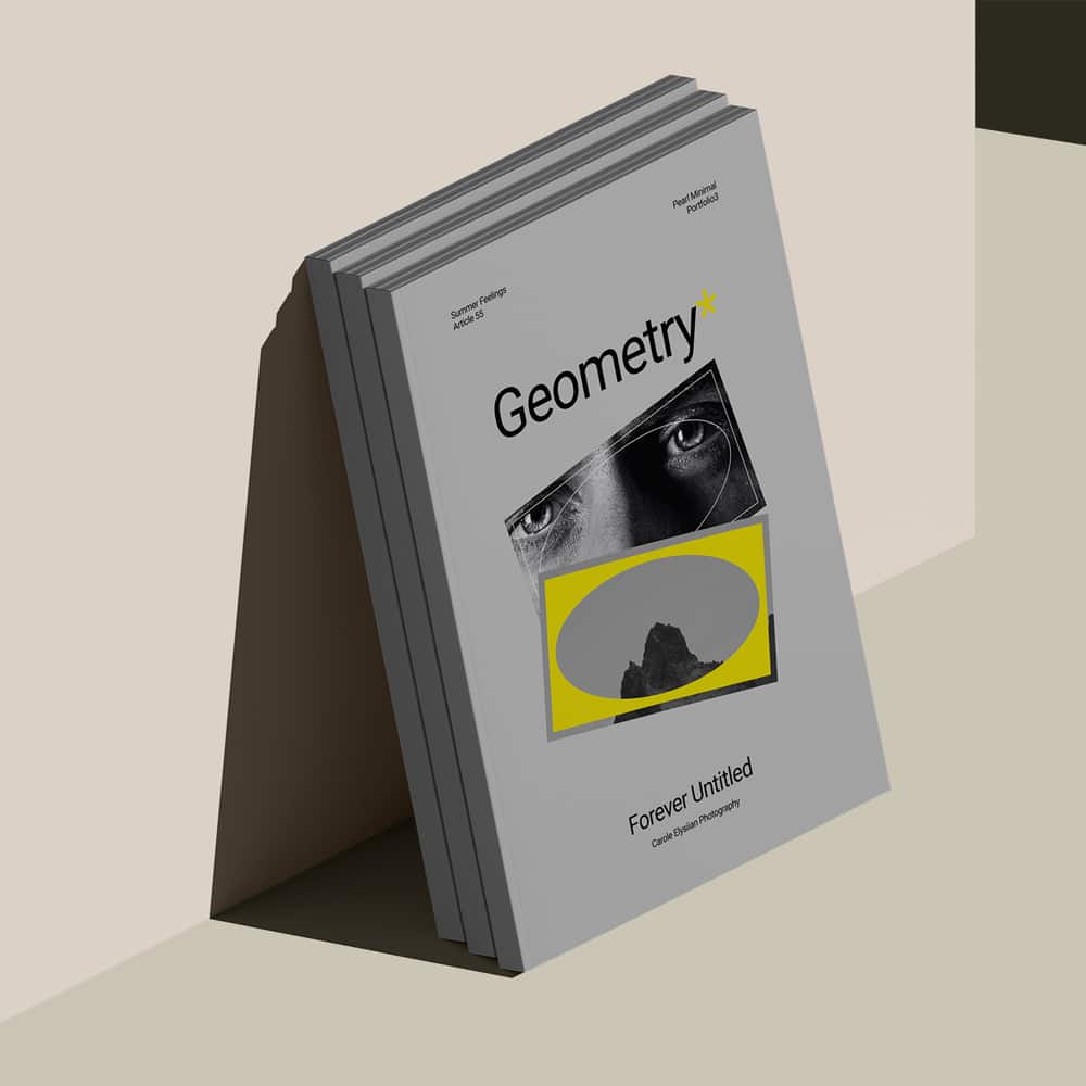 A4 Cover Magazine Against The Wall Isometric