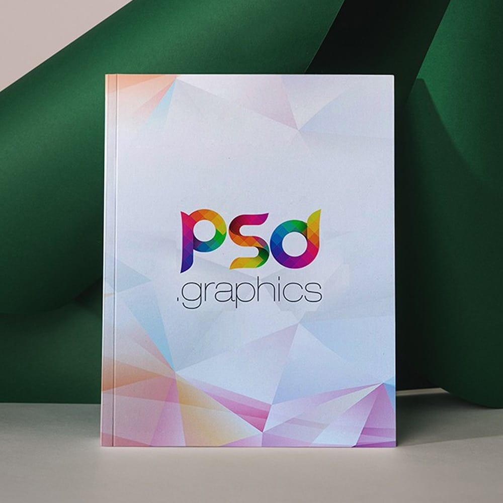 Book Cover Branding Mockup