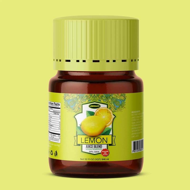 Colourful Pharmacy Jar Label Mockup