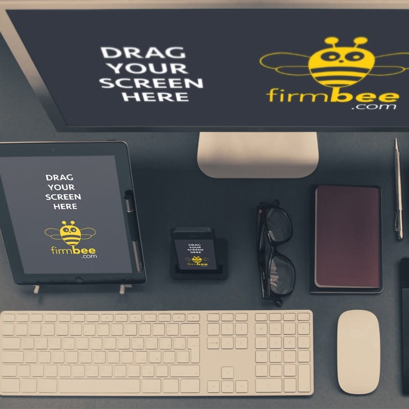 Computer & Accessories Home Office PSD Mockup