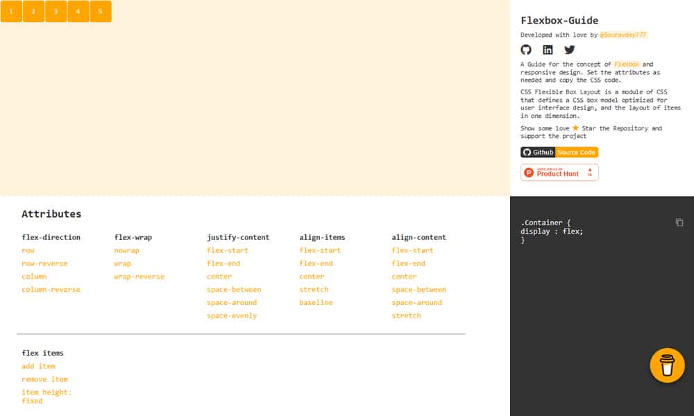 CSS Flexbox Resources - Tutorials, Tools, Grid & Generators 41 Flexbox-Guide