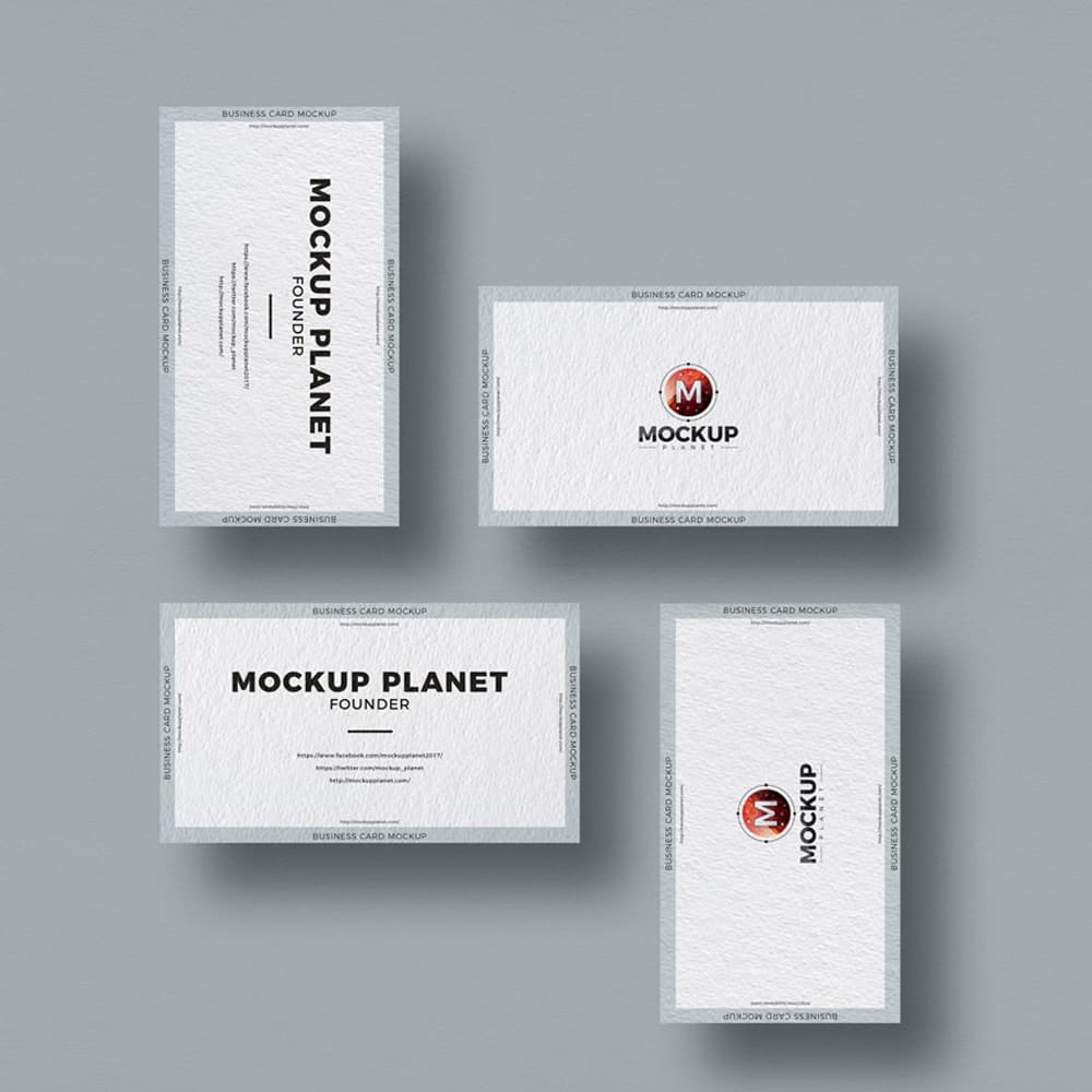 Free Business Card Mockup Design