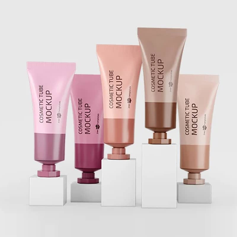 Free Cosmetic Tubes Mockup in PSD