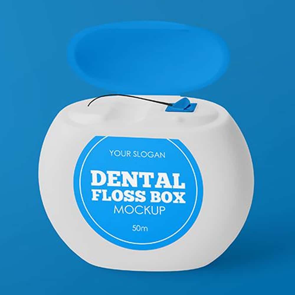 Free Dental Floss Box Mockups