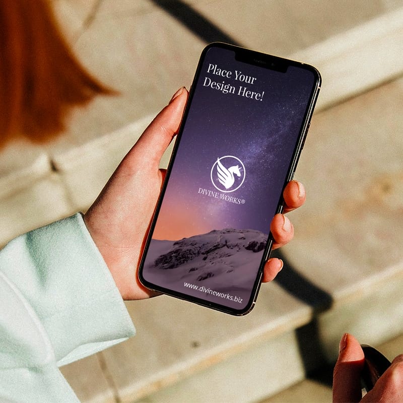 Free Handheld iPhone 11 Pro Mockup