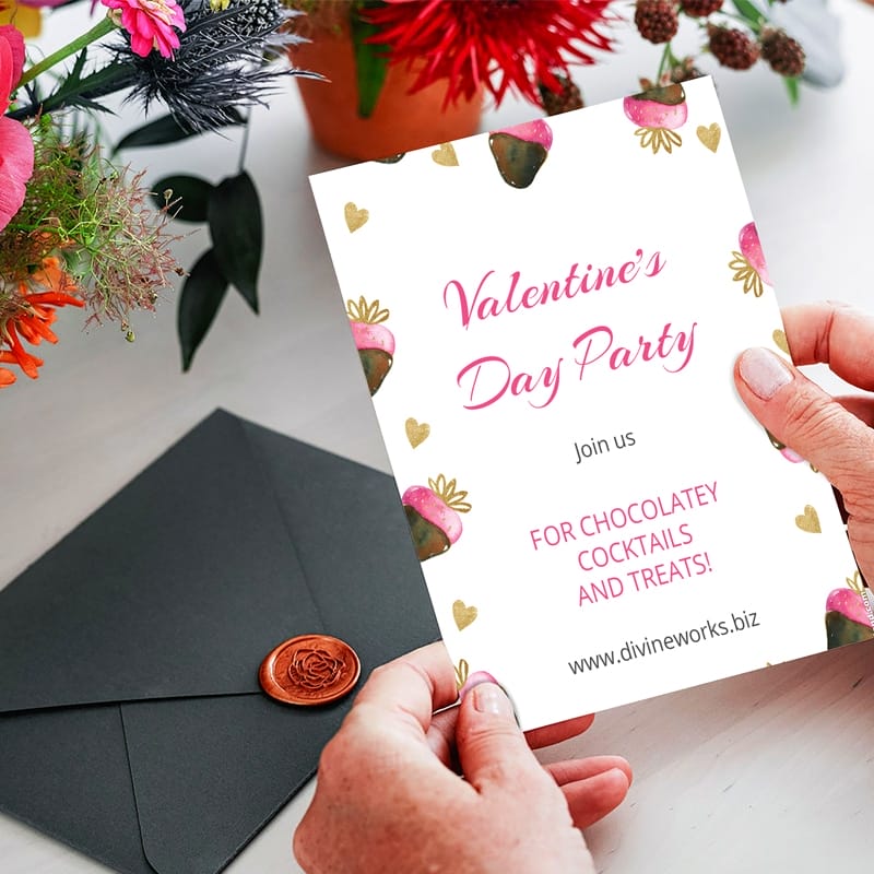 Free Invitation Card Mockup PSD
