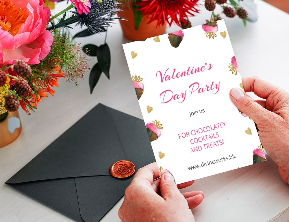 Free Invitation Card Mockup PSD