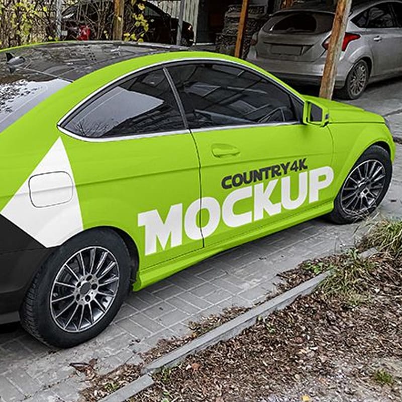 Free Luxury Car Mockups