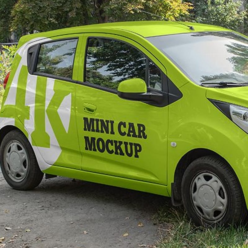 Free Mini Car Mockups