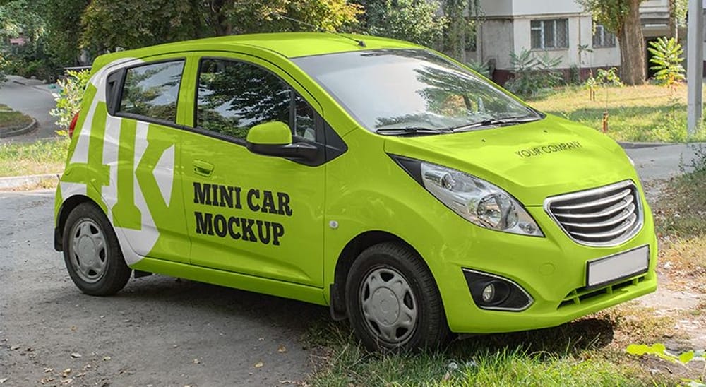 Free Mini Car Mockups