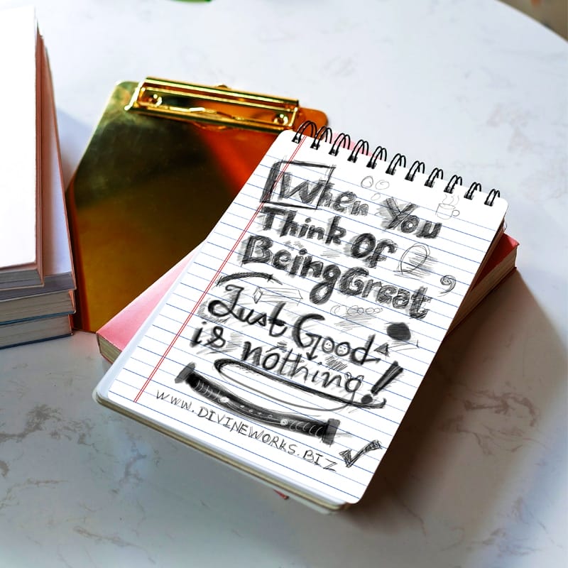 Free Notebook PSD Mockup