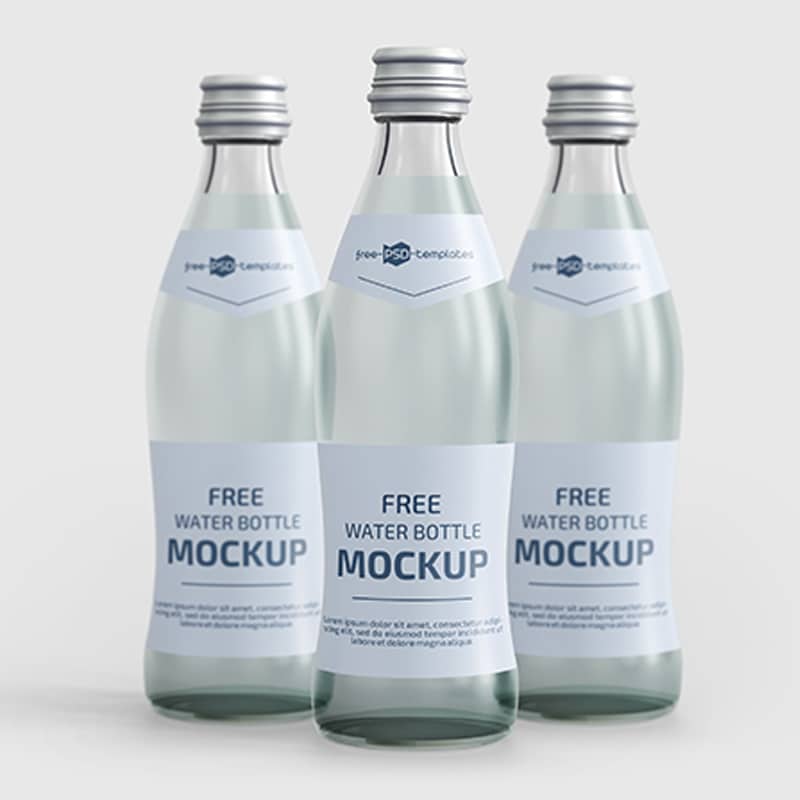 Free Psd Water Bottle Mockup Templates » Css Author