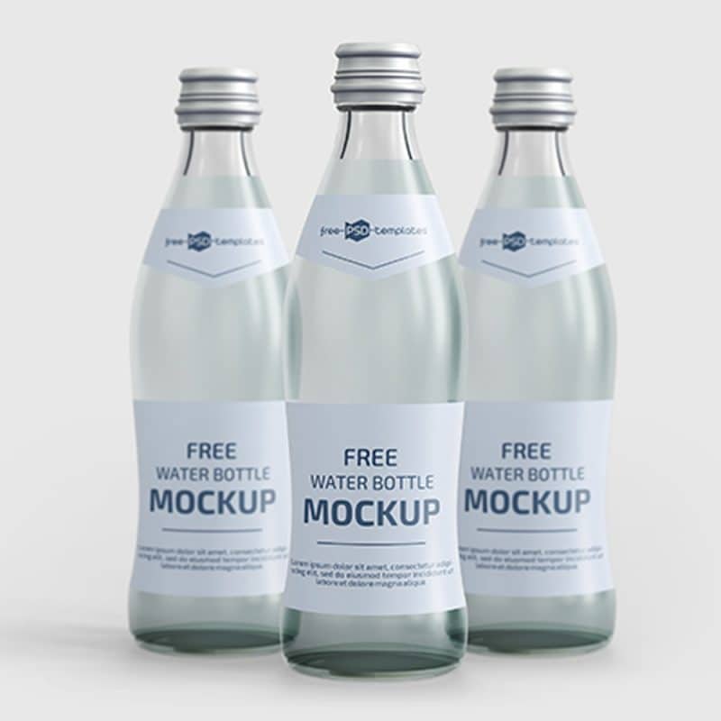 Free PSD Water Bottle Mockup Templates » CSS Author