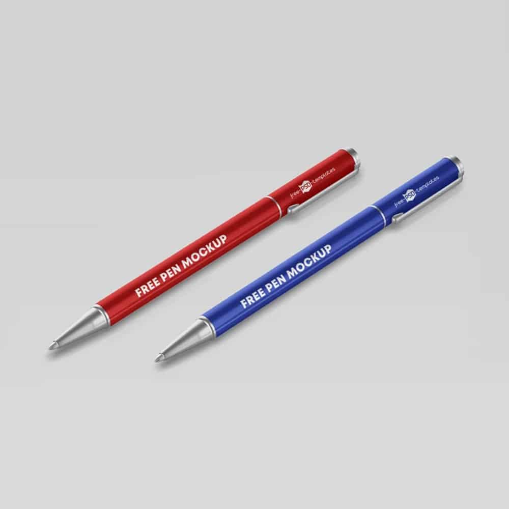 Free Pencil Mockup Template in PSD