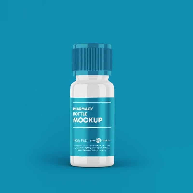 Free Pharmacy Bottle Mockup Set Template Css Author