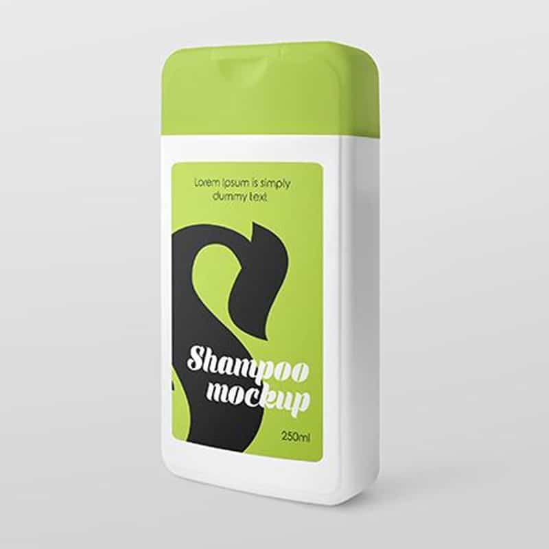 Free Plastic Shampoo Bottle Mockups