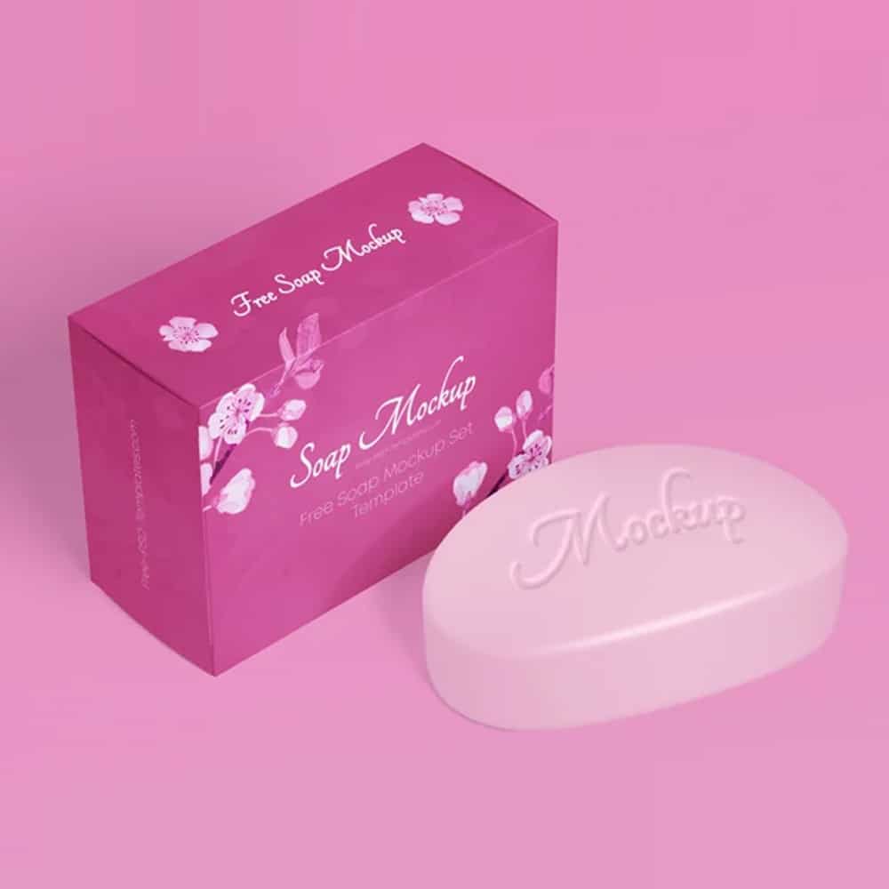 Free Soap Mockup Set Template